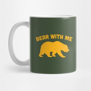 Bear with me (yellow) Mug